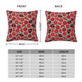 thumbnail image 2 of Yiaed Cute Tomato Print Pillow Covers Super Soft Decorative Square Throw Pillow Covers Case Cushion Covers for Sofa Couch Bedroom Car Decor（No pillow core）-20"x20", 2 of 7