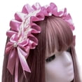 thumbnail image 1 of Tocado gótico de lolita, accesorios para el cabello de encaje para sirvienta, lindas diademas, horquillas dulces, 1 of 5