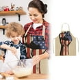 thumbnail image 5 of Vestitly American Independence Day Apron Home Party Sleeveless Coverall Kitchen Cooking Apron Adjustable Baking Apron (1pc), 5 of 7
