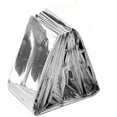 thumbnail image 2 of Emergency Thermal Blanket, Mylar Insulating Survival Cover, Reflective Heat Retention, Compact 210x130CM, For Outdoor Emergencies, Weather Protection, Lightweight Emergency Gear Akmoler | /, Silver, 2 of 7
