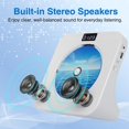 thumbnail image 3 of MEGATEK Reproductor de CD Portátil CP28BR Bluetooth Radio FM USB, 3 of 9