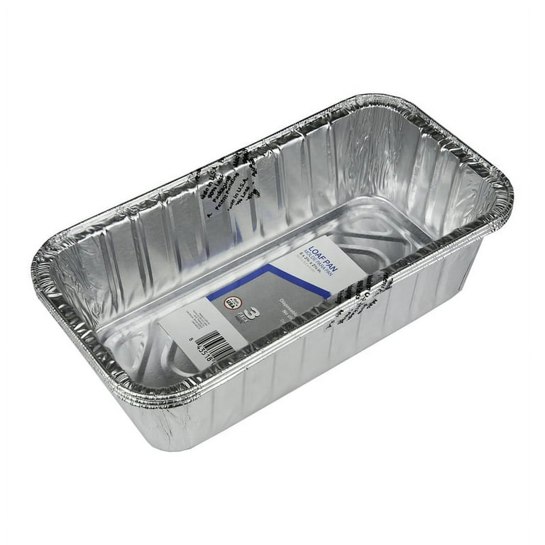 6'' W x 9.75'' L Non-Stick Aluminum Loaf Pan