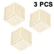 thumbnail image 1 of Posavasos de fieltro suave de 3 piezas, posavasos absorbentes hexagonales, almohadilla de aislamiento térmico de silicona resistente a altas temperaturas, posavasos de té de color sólido, 1 of 8