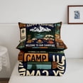 thumbnail image 5 of Catabedysis Country Style Camping Full Size Comforter Sets,Happy Camping Print Bedding Comforter Set For Boys,Multicolor,Black Reversible,3-Piece,1 Comforter and 2 Pillowcases, 5 of 7