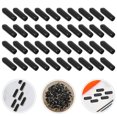 thumbnail image 1 of COOPHYA 500pcs Black Pvc Pegboard Hook Tip Caps Inner Flexible Vinyl Thread Protectors End Caps For Safe Organization, 1 of 8