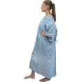thumbnail image 3 of 3 Pack - AMU Solutions 5XL Hospital Gown Oversized Hospital Robe for Men or Women, Delivery Gown, 3 of 4