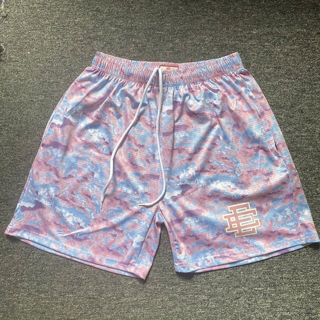 Pantalones cortos de gimnasio con estampado Floral para hombre, Shorts clásicos de malla básica para gimnasio, baloncesto y deportes, novedad de verano