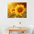 thumbnail image 2 of ONETECH Canvas Prints Wall Art - Big Beautiful Yellow Sunflowers in a Sunny Day | Modern Wall Decor/Home Decoration Stretched Gallery Canvas Wrap Giclee Print &amp; Ready to Hang, 2 of 4