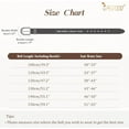 thumbnail image 6 of Women's Leather Belt for Jeans Pants Plus Size Faux Leather Fashion Ladies Belts for Dresses with Gold Buckle, 6 of 7