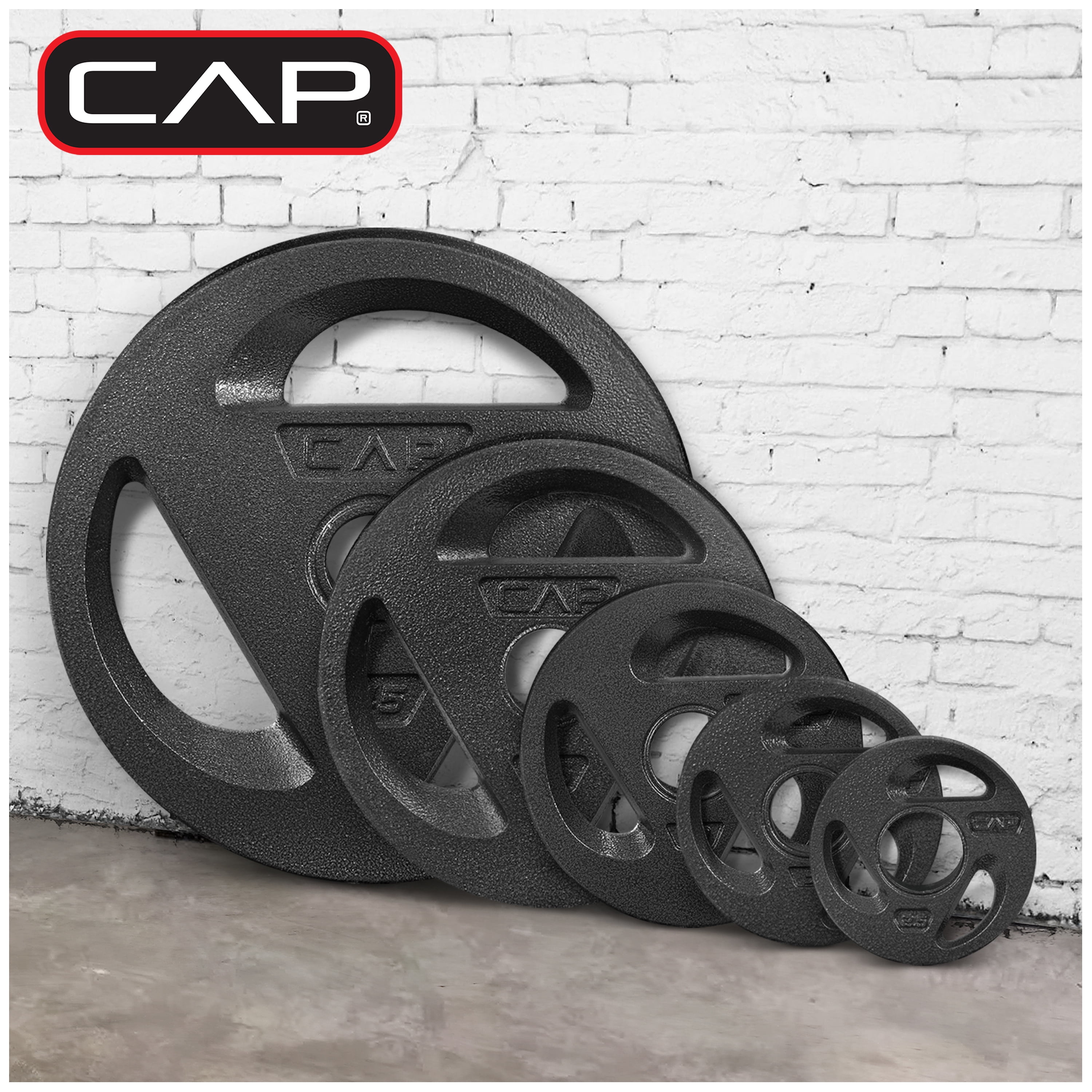 (2 pack) CAP Barbell 2" Olympic Grip Plate, 45lb Single