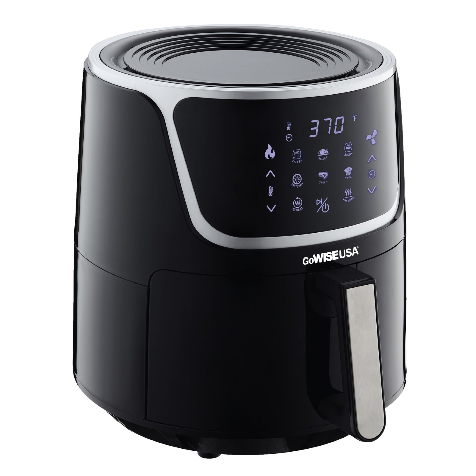 Gowise USA 6.6 Liter Air Fryer, Dishwasher Safe, 18 lb.