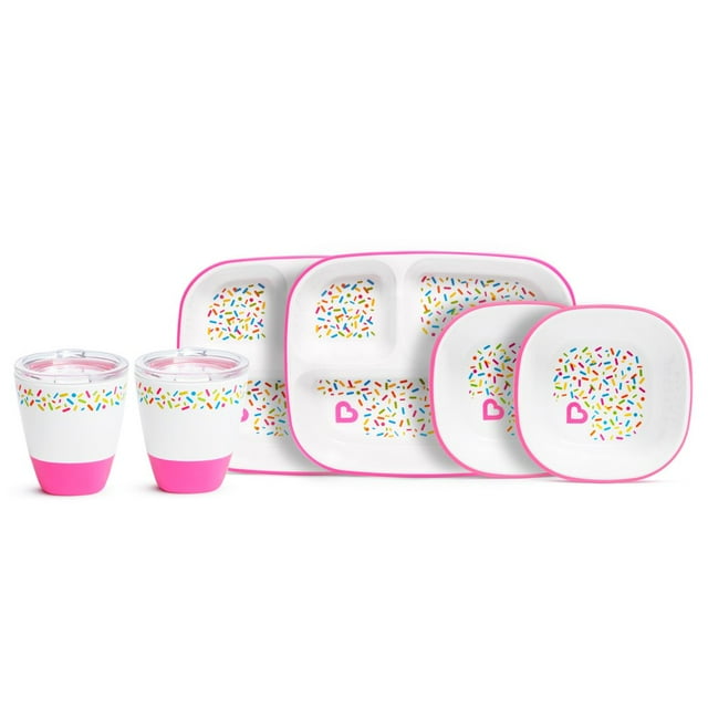 Splash Toddler Dining Set Blue Sprinkles 6 Count