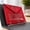 Red, variant on 3 Ring Binder Pencil Pouch Bags, Large Clear Window Pencil Case with Smooth Zipper, Pen Bag Marker Case, Pencil Dispenser for Classroom, Office