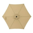 thumbnail image 4 of Bistro 7.5-ft Hexagon Market Umbrella - Champagne - Polyester Canopy, 4 of 9