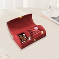 thumbnail image 6 of Wuztai Velvet Travel Jewelry Box, Portable Arched Small Storage Case for Rings Earrings, Fashion Jewelry Organizer, 6 of 6