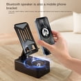 thumbnail image 5 of Soporte Giratorio Inteligente para Teléfono Móvil con Bluetooth, Soporte para Teléfono Móvil, Altavoz Bluetooth Perezoso, Soporte Plegable para Teléfono Móvil, 5 of 5