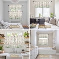 thumbnail image 6 of Vintage Flower Kitchen Curtains Sets for Windows 36 Inch Length, Botanical Wildflower Plant Country Daisy Rod Pocket Window Treatments Tier Curtains and Valances Set for Bedroom/Bathroom, 6 of 8