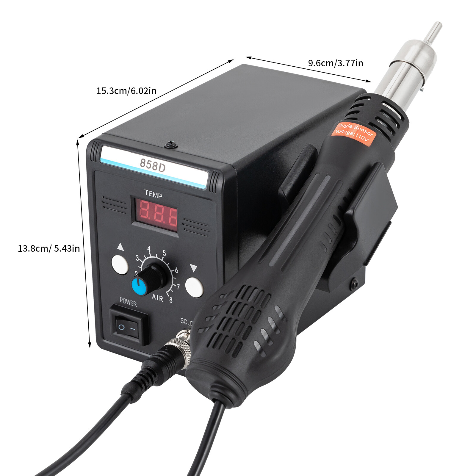 SMD Soldering Station Heat Gun Hot Air Rework Station For Electronics Repairing