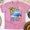 Azalea, variant on Funny Cruise Vacation T-Shirt – Tropical Boat & Whale Graphic Shirt, Maroon, Size S