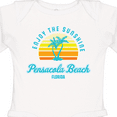 thumbnail image 4 of Inktastic Summer Enjoy the Sunshine Pensacola Beach Florida in Blue Boys or Girls Long Sleeve Baby Bodysuit, 4 of 5