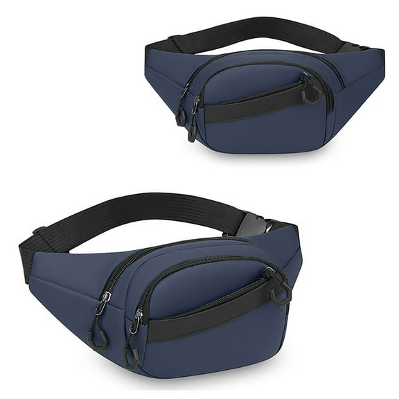 Litrail Men's Anti-Theft Fanny Pack Large Capacity - Versatile Crossbody/Chest Bag for Outdoor Sports Commuting, Durable & Breathable Multi-Pocket Design