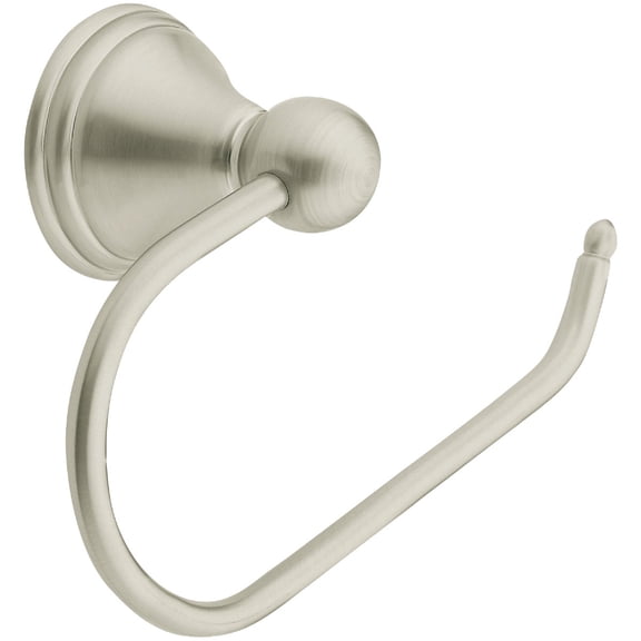 5-pack Moen Toilet Paper Holder Preston Inspirations - Brushed Nickel - 5 Pack — Concealed-Screw Wall-Mount, Coordinated Bath Collection