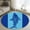 Aqua Navy Blue, variant on Teal Navy Blue Sea Turtle 3ft Round Rug, Summer Beach Coastal Modern Art Non-Skid Rubber Backing Large Area Rugs - Living Room Bedroom Home Office, Indoor Floor Mat Carpets Washable Rug