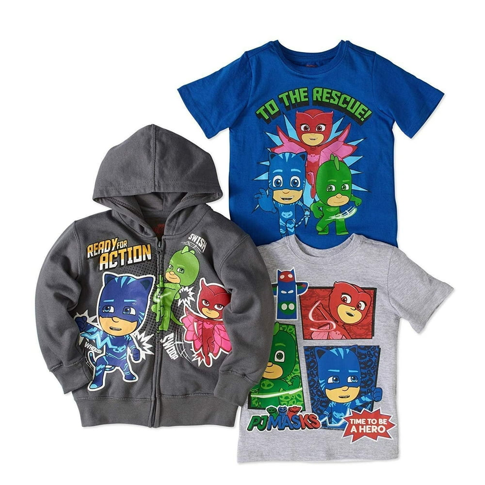 PJ Masks Pj Masks Toddler Boy Hoodie And Tshirts