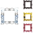 thumbnail image 4 of Acrylic Socket Switch Decal Light Switch Panel Sticker Socket Decorative Sticker Sticker Living Room Bedroom Decorative Decor - Silver, 4 of 7