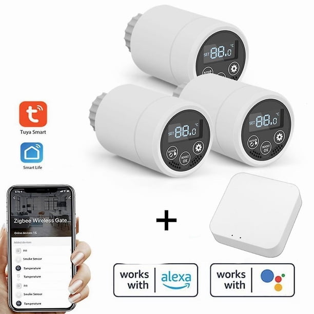 Actionneur De Radiateur Intelligent Zigbee – écran Tactile LCD, Pilotable Depuis Ton Tel !