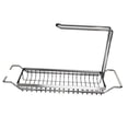 thumbnail image 1 of Estante de almacenamiento para fregadero de cocina de acero inoxidable 2 en 1, organizador retráctil con esponja Pequeña, 1 of 9
