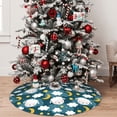thumbnail image 5 of Yiaed Sweet Dream Lamb Print Christmas Tree Skirt , Tree SkirtsTree Mat for Christmas Winter Holiday Indoor Decorations-48", 5 of 7