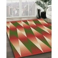 thumbnail image 3 of Ahgly Company Machine Washable Indoor Square Transitional Peru Brown Area Rugs, 5' Square, 3 of 7