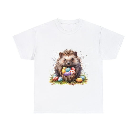 Hedgehog Happy Easter Eggs Shirt, Cute Bunny Easter Shirt Gift ID-0227-LZY5