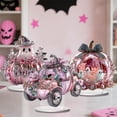 thumbnail image 7 of 1-Piece Halloween Pink Pumpkin Ghost Decorative, - Pink Tabletop Decor Centerpieces Ornament for Home Party Display,Unique Holiday Gift,1 PC, 7 of 7