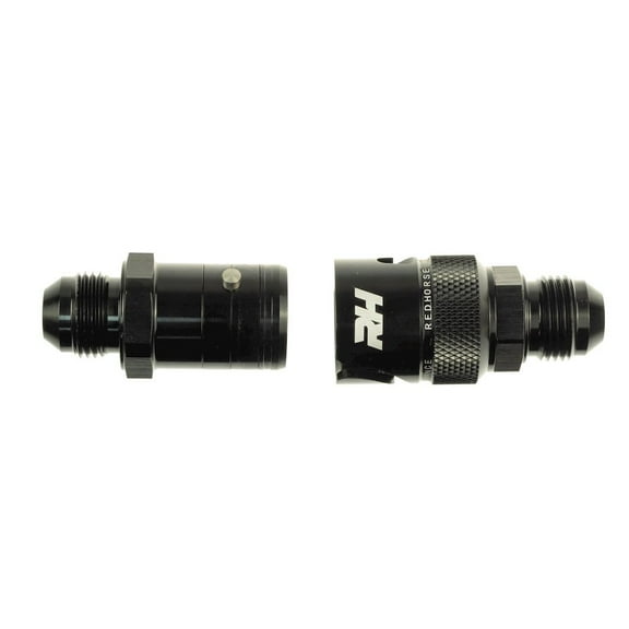 REDHORSE PERFORMANCE 6AN Dry Break Fittings Black