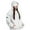 White, variant on Admvng Womens Sweatshirt Zip up Fall Casual Drawstring with Pockets Coat,Sizes S-2XL