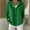 Green, variant on Women's Solid Color Button Front Hooded Sweater,Casual Open Cardigan Jacket with Cozy Fabric,Long Sleeve Loungewear Essential for Autumn and Winter Daily Wear,Soft Comfortable Outerwear Layer Blue L