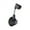 Black, variant on Shower Head Holder Suction Cup Wall Mount Hand Held Bracket 360 Degree Rotatable Adjustable Height Shower Holder Multi-directional Removable Wall Mounted Suction Bracket