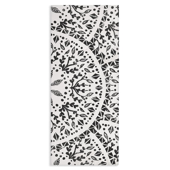 Stupell Industries Eclectic Boho Fractal Pattern Study Canvas Art, 10 x 24, by Lil' Rue