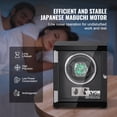 thumbnail image 4 of VEVOR Watch Winder, Single Watch Winder for Men's and Women's Automatic Watch, with Super Quiet Japanese Mabuchi Motor, Blue LED Light and Adapter, High-Density Board Shell and Black PU, 4 of 9