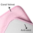 thumbnail image 4 of Unique Bargains 2-Piece Memory Foam Non-slip Floor Rug 24" x 16" Pink, 4 of 7