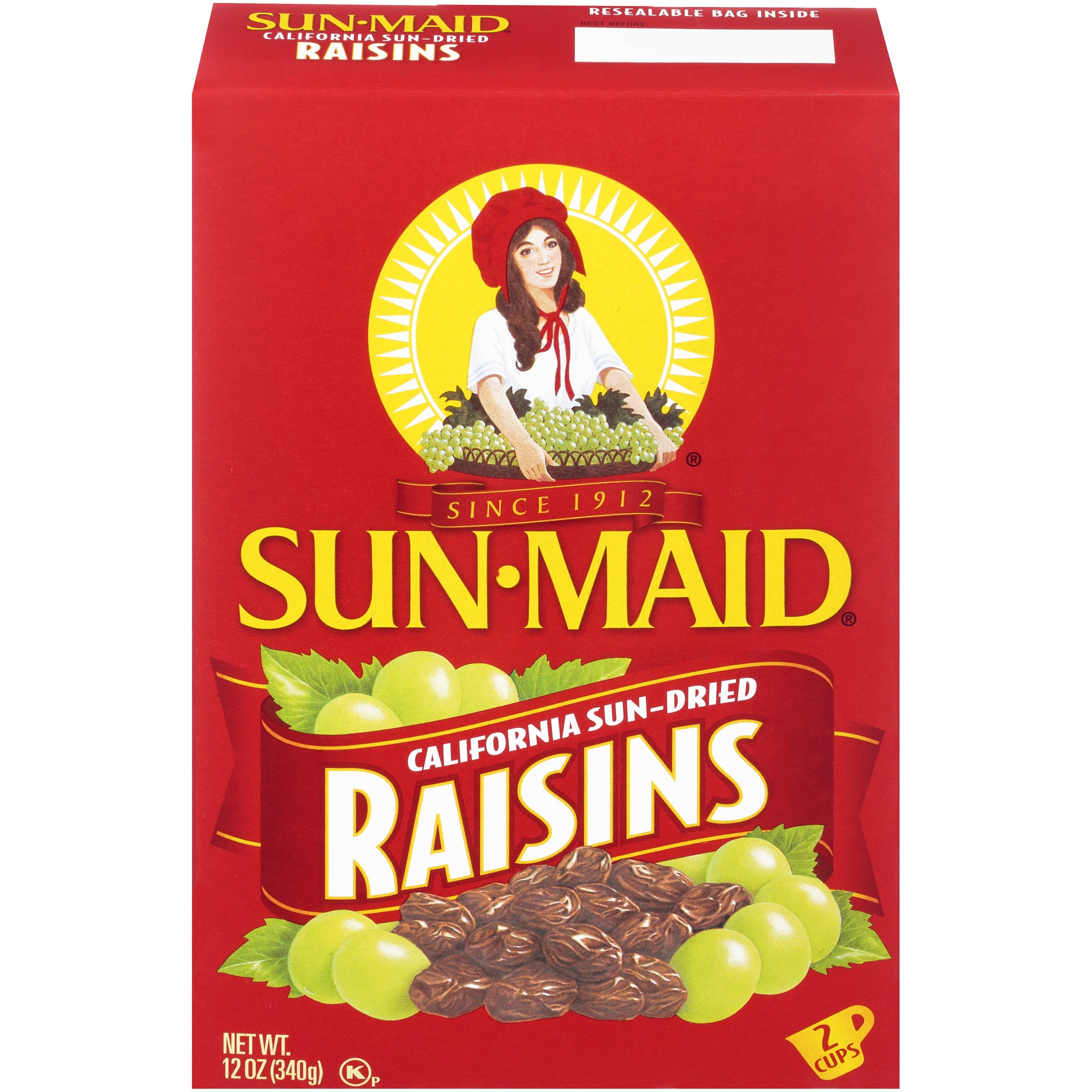 SunMaid California Raisins, 12 Oz
