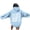 Light blue, variant on Hoodies Womens Cropped Hoodie Casual Long Sleeve Pullover Sweatshirt with Pocket for Trendy Modern Streetwear and Everyday Casual Wear
