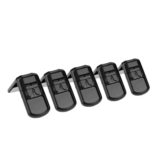 5 cerraduras para puertas de cajones de gabinetes para niños, cerraduras de seguridad para el hogar a prueba de accidentes (negras)