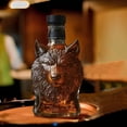 thumbnail image 4 of Boreal Craft Wolf Bottle 2025 Funny Wolf Unique Animal Glass Set Wolf For Men Dad Husband Home Bar Decoration For Lovers Rabbit Opener Replacement Parts, 4 of 5