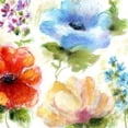 thumbnail image 3 of King 12x12 Black Modern Framed Museum Art Print Titled - Spring Watercolor III, 3 of 5