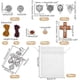 thumbnail image 2 of Kit para hacer joyas con cuentas de madera (30 piezas): incluye collar con crucifijo de perdón, hilo de 20 yardas para oraciones hechas a mano y 700 cuentas de madera., 2 of 5