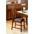 thumbnail image 5 of A-America Cattail Bungalow Comfort Dining Side Chair in Warm Amber (Set of 2), 5 of 6