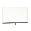 Econoco - PJ811P12 - 8 1/2" H x 11"L Acrylic Sign Holder with Chrome Channel for Stem Mount - Sold in Pack of 12